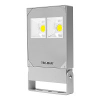 Flutlichtstrahler 7027 POLAR 2 (PR) 80W Ambra Silber symmetrisch breitstrahlend DALI 2 - Bild 1