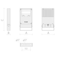 Flutlichtstrahler 7027 POLAR 2 (RR) 50W Ambra Silber asymmetrisch tiefstrahlend on/off - Bild 5