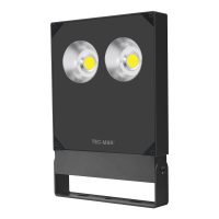 Flutlichtstrahler 7028 POLAR 3 (CR) 130W Ambra Anthrazit symmetrisch engstrahlend Glas satiniert - Bild 1