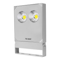 Flutlichtstrahler 7028 POLAR 3 (CR) 130W 3000K Silber symmetrisch engstrahlend DALI - Bild 1
