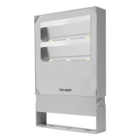 Flutlichtstrahler 7032 POLAR HP2 (RR) 300W Ambra Silber asymmetrisch breitstrahlend DALI - Bild 1
