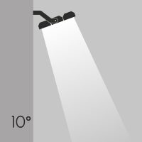 Flutlichtstrahler 7106 GALAXY 2 (S1) 1080W 5700K CRI 70 Silber symmetrisch engstrahlend one 4 all (400V - DALI2 -D4i - DMX) - Bild 3