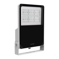 Flutlichtstrahler 7204 BEST 4 (RR) 270W 6500K Silber asymmetrisch tiefstrahlend Glas satiniert - Bild 1