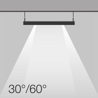Pendelleuchte 8320 PLANAR (EL) 130W 4000K Silber elliptisch engstrahlend DALI + Notlicht 3h - Bild 4