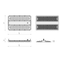 Pendelleuchte 8320 PLANAR (CU) 55W 4000K Silber symmetrisch engstrahlend DALI - Bild 5