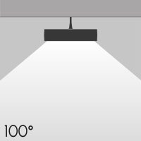 Hallenstrahler 8400 PIER (SU) 130W 4000K Silber symmetrisch breitstrahlend DALI 2 - Bild 2