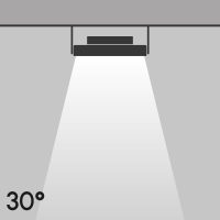 Pendelleuchte 8310 FLAT 1 (CU) 56W 5000K Silber symmetrisch engstrahlend DALI - Bild 3