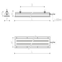 Pendelleuchte 2052 MINERVA INOX (DT) 48W 4000K AISI 304 Klarglas breitstrahlend DALI - Bild 1