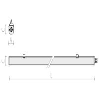 2101 EVA HP (LD) 18W 4000K Grau - Bild 1