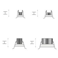 Einbauleuchte 6024 RING (RF) 6W 2700K Weiß symmetrisch breitstrahlend DALI 2 / DALI 2 push - Bild 2