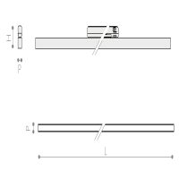 Strahler 6103 SLIM B (R3) 12W 3000K Weiß symmetrisch breitstrahlend DALI (220-240Vac) - Bild 2