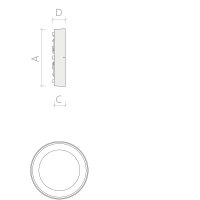 ZOE 20W 4000K CRI>80 mod.D3 (OPALE) - Bild 2