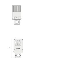 Flutlichtstrahler 7027 POLAR 2 (ME) 92W 4000K CRI 70 Silber asymmetrisch breitstrahlend DALI 2 - Bild 2