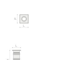 Einbauleuchte 7070 DOT (Q33) 2W 3000K AISI 316 spot engstrahlend on/off - Bild 2