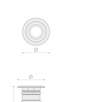 Einbauleuchte 7070 DOT (R59) 6W 3000K Anthrazit symmetrisch breitstrahlend on/off - Bild 2