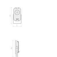 Flutlichtstrahler 8029 LORDINO (CR) 20W 6500K Anthrazit symmetrisch engstrahlend Glas satiniert - Bild 2