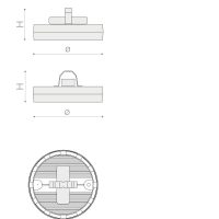 Pendelleuchte 8407 PIER HP3 (S2) 80W 3000K Silber symmetrisch breitstrahlend on/off - Bild 2