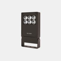 Flutlichtstrahler 7127 FOX 2 (C1) 60W RGB+whiteK Anthrazit symmetrisch engstrahlend external gateway - Bild 1
