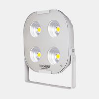 Flutlichtstrahler 8032 LORD 4 (PR) 200W 5700K CRI 90 Silber symmetrisch breitstrahlend Glas satiniert - Bild 1