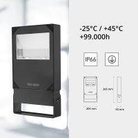 Flutlichtstrahler 7027 POLAR 2 (RR) 100W 4000K Silber asymmetrisch tiefstrahlend on/off - Bild 10