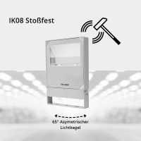 Flutlichtstrahler 7028 POLAR 3 (RR) 150W 4000K Silber asymmetrisch tiefstrahlend on/off - Bild 11
