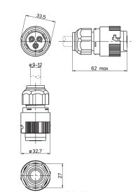 TEC-MAR Quick Connect | Buchse | 16A 250V | IP66 | 1-2,5mm - Bild 6