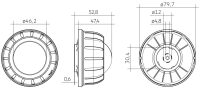 Präsenzsensor Außen mit PIR, Tageslichtsensor & Casambi Mesh für Straßenleuchten, DALI, IP66, Zhaga - Bild 4