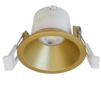 LED Einbaustrahler 60, gold, rund, 5W, CRI90, 3000K, rückversetzt, UGR<12, dimmbar - Bild 2