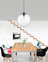 Pendelleuchte OVVIO 50cm - Glaskugel fuer E27 - Bild 2