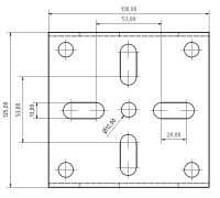 Masthalterung für Mastdurchmesser 55 bis 90mm - Bild 7