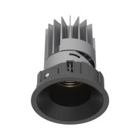 Design Downlight Einbauleuchte, d110, direkt, 3000K, CRI> 90, DALI, Basic, schwarz - Bild 1