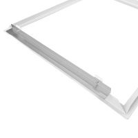 Einbaurahmen LED Panel, 625x625mm, Premium, fertig montiert, Schraubklemmung, weiß - Bild 3