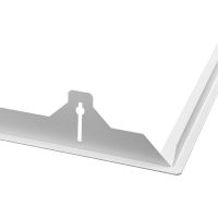Einbaurahmen LED Panel, 625x625mm, Premium, fertig montiert, Schraubklemmung, weiß - Bild 4