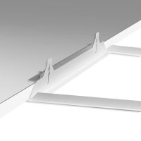 Einbaurahmen LED Panel, 625x625mm, Premium, fertig montiert, Schraubklemmung, weiß - Bild 5