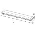 Stagna+ CCT Feuchtraumwannenleuchte - 1500, 30-60W, 4000-5000-6500K, 4500-9000lm, IP65, 220-240V, Quick Connect, Durchgangsverdrahtet - Bild 3
