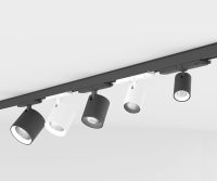 3-Phasen Schienen Strahler LIVAS XS, 55°, 1000 Lumen, 2700K, CRI> 90, on/off, Gehäuse schwarz, Ring schwarz matt, Basic - Bild 2