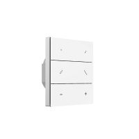CASAMBI Wandschalter 230V. 6-fach. Glas. inkl. Relais (1.3A). weiss - Bild 1