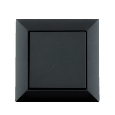 CASAMBI Umbauset Wandschalter, batterielos EnOcean, 2fach, anthrazit