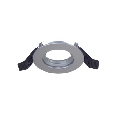 ZK Einbauspot rund IP65 silber, tondo - grigio