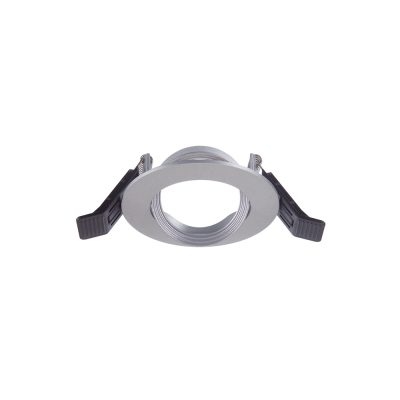 ZK Einbauspot rund IP20 silber, tondo - grigio