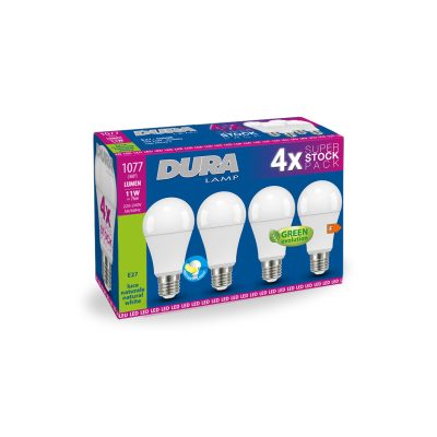 LED-Lampe QUADRIPACK E27 11W 1077lm 4000K 200°