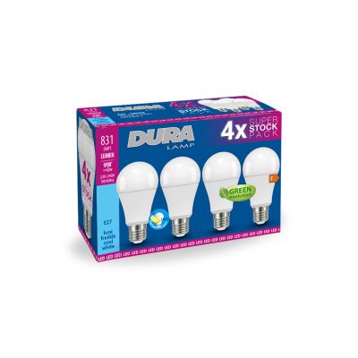 LED-Lampe QUADRIPACK E27 9W 831lm 6400K 220°