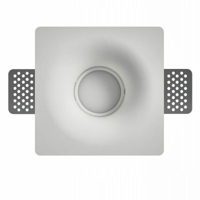 Leuchte RUND GIPSRAHMEN FÜR GU10 Weiß IP20