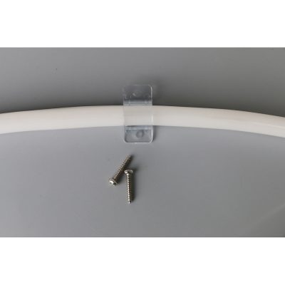DURA NEON FLEX-Q TOP, Zubehör, Befestigungskit, 5 transparente Clips + 10 Schrauben