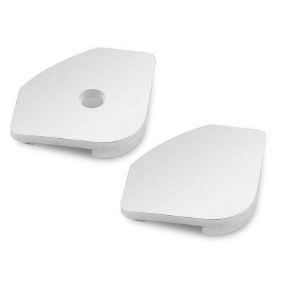 LED Profil Universal PRAN -U, 10 Stück Endkappen, 5 Endkappen mit Bohrung - 5 ohne, Silber, PC