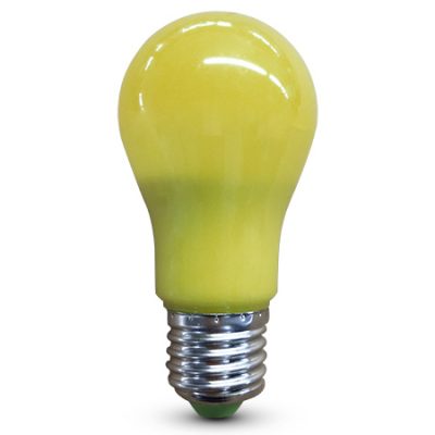 LED-Lampe FARBIG GLS E27 6W Gelb 200°