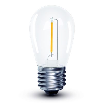 LED-Lampe DECO LED TECNO VINTAGE TRANSPARENT E27 1W 55lm 2700K 280°