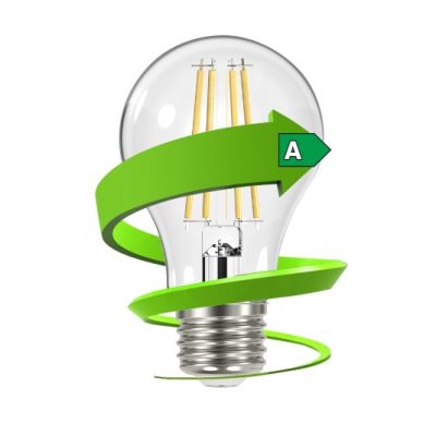 LED-Lampe DECO LED TECNO VINTAGE TRANSPARENT E27 5W 1060lm 2700K 320°