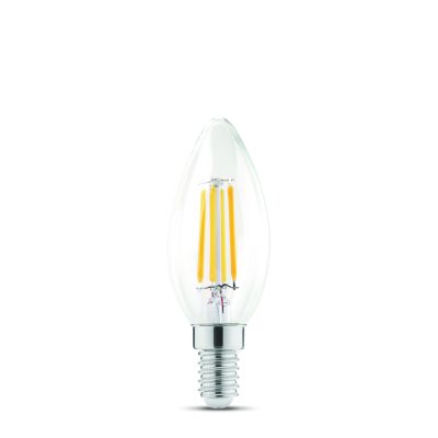 LED-Lampe DECO LED TECNO VINTAGE TRANSPARENT E14 7W 1100lm 6500K 320° Ø35
