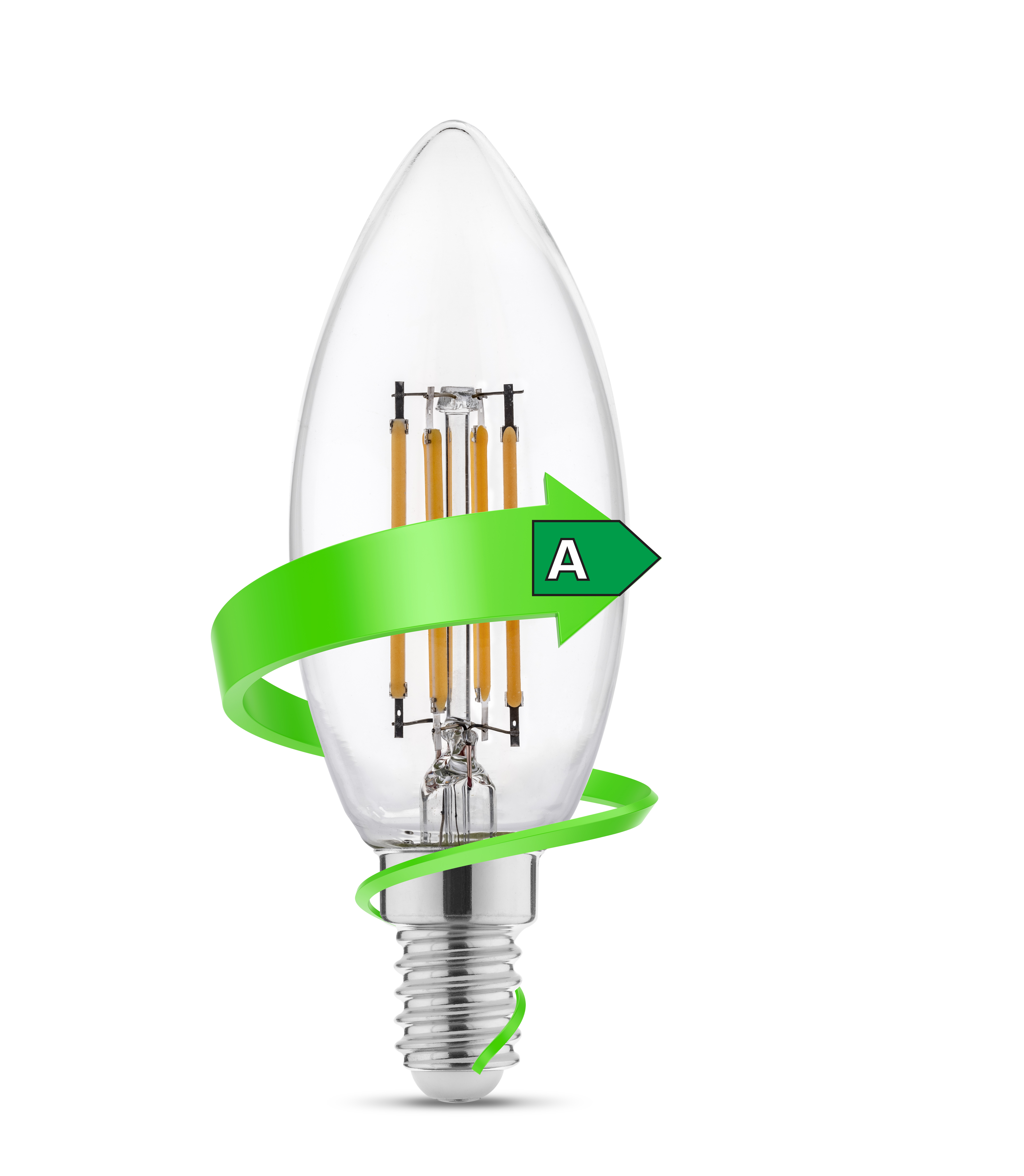 LED-Lampe DECO LED TECNO VINTAGE TRANSPARENT E14 6W 806lm 2700K 320° Ø35 IP20